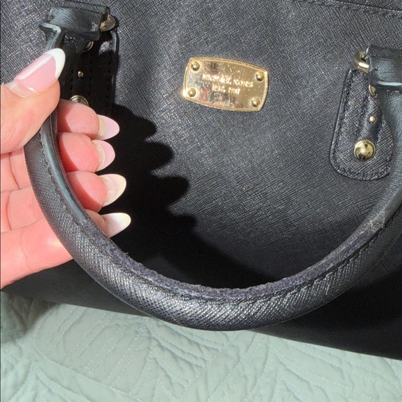 🌲Christmas Special 🌲🌲🎅Michael Kors Black Saffiano Leather Satchel - Picture 6 of 10